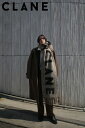 【CLANE / クラネ】 ステンカラーコート - BULKY LINE STAIN COAT (BROWN)
