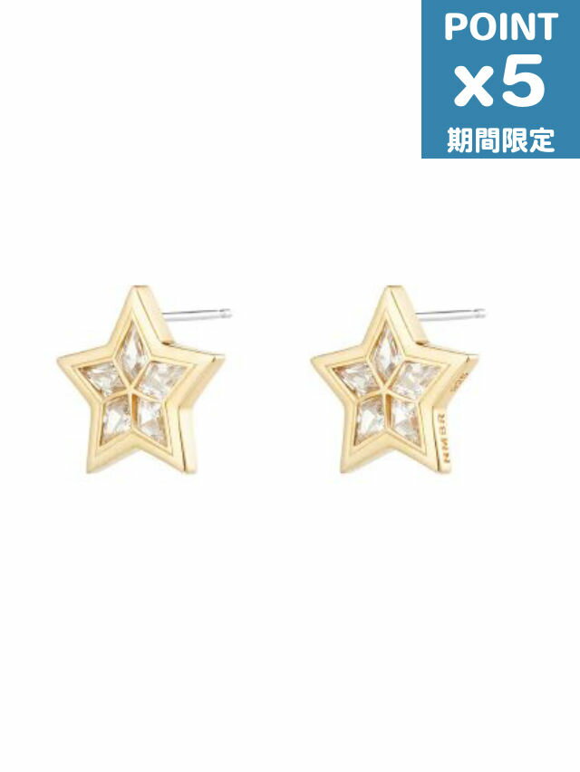期間限定P5倍【NUMBERING / ナンバリング】 【両耳用】 Brilliant Star Earring （GOLD) - スターピアス【韓国・ジュエリー】