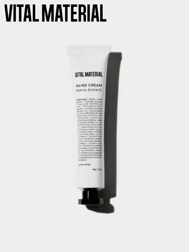 【VITAL MATERIAL / ヴァイタル マテリアル】 ハンドクリーム （サンタルエタニティ） ｜Natural origin over 99%