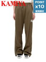 期間限定P10倍【KAMIYA / カミヤ】 ブーツカットパンツ | Boot Cut Track Pants (KHAKI)