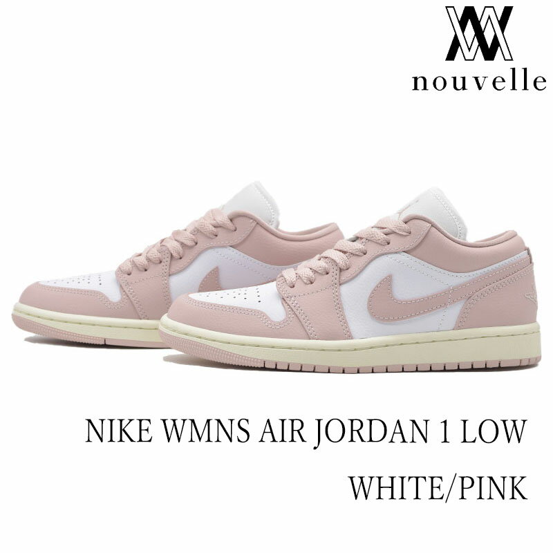 NIKE ナイキ WMNS AIR JORDAN 1 LOW " WHITE / PINK " エア ジョーダン ワン ロー ホワイト ピンク レディース スニーカー カジュアル NIKEスニーカーレディース レディースナイキスニーカー レディースナイキのスニーカー エアージョーダン1 おしゃれ DC0774-162のサムネイル