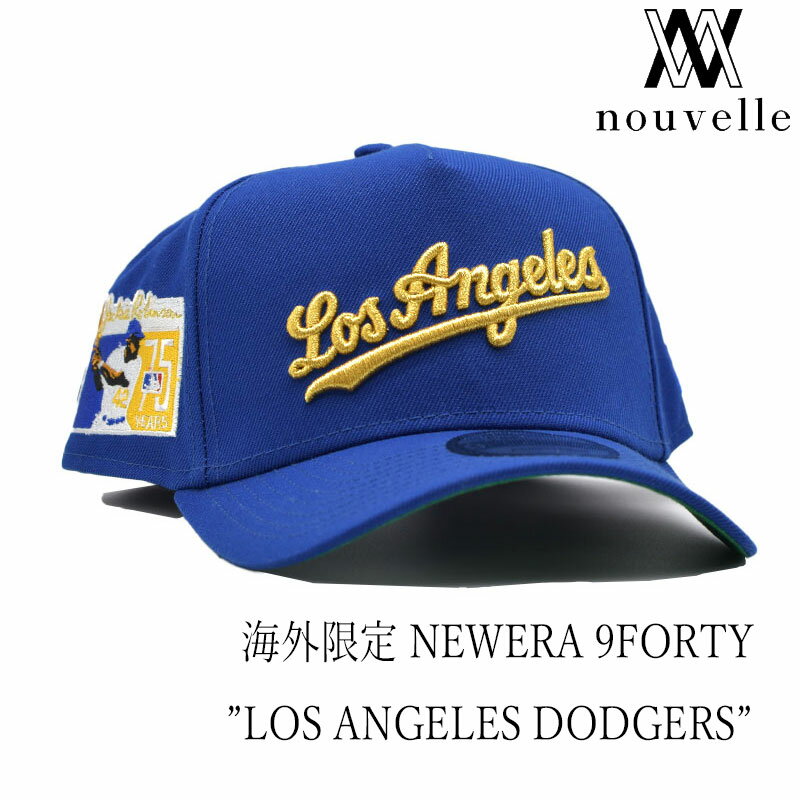 Rakuten - 海外限定 NEW ERA LOS ANGELES DODGERS 9FORTY JACKIE ROBINSON BLUE ニューエラ ロサンゼルス ドジャース ジャッキー ロビンソン 日本未発売