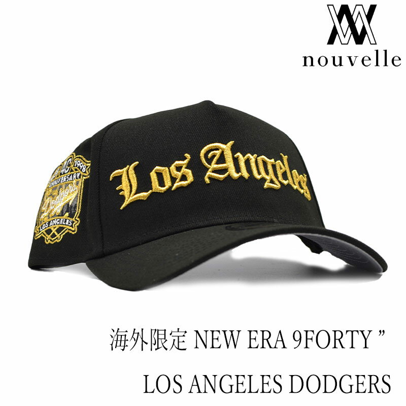 Rakuten - 海外限定 NEW ERA 9FORTY ” LOS ANGELES DODGERS BLACK GOLD ロサンゼルス ドジャース オールド イングリッシュ 日本未発売