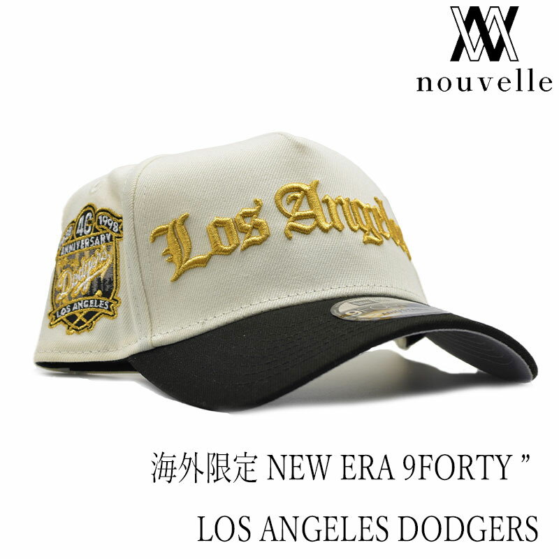 Rakuten - 海外限定 NEW ERA 9FORTY ” LOS ANGELES DODGERS WHITE GOLD ロサンゼルス ドジャース ホワイト ゴールド オールド イングリッシュ 日本未発売