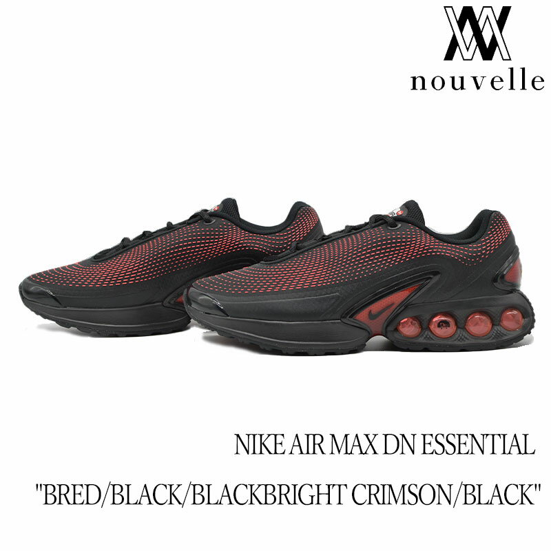 Rakuten - NIKE ナイキ AIR MAX DN ESSENTIAL エア マックス ブラック レッド 黒 赤 履きやすい おしゃれ ウォーキング ランニング 快適 スニーカー HV5235-002