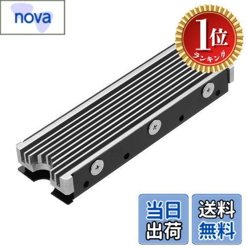 【楽天ランキング1位獲得】【送料無料】M.2 2280mm SSD両面ヒートシンク、PC / PS5用サーマルシリコンパッド付きM.2 PCIE NVMe SSD 色：シルバー