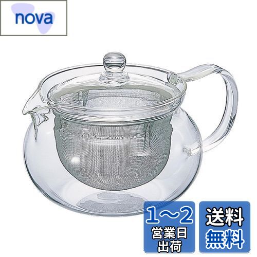 HARIO(ハリオ) 茶茶急須 丸 実用容量700ml 耐熱ガラス プレゼント ギフト 贈り物 CHJMN-70T