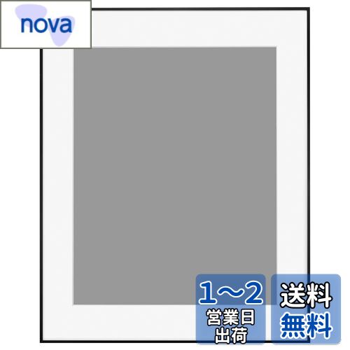 ハクバ HAKUBA 額縁 アルミ HFA-03 全紙 アクリル板 ブラック(ホワイトマット) HFA-03BWM-Z