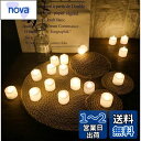 Yixintech キャンドルライト LED 蝋燭 LEDティーライトキャンドル 24個セット クリスマス/パーティー/結婚式/誕生日/お祭りのお祝いの装飾用 (暖かい白)