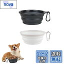 RICISUNG ペット食器 折りたたみ式 ペットボウル カラビナ付 シリコン製 犬猫用 散歩 給水器 給餌器 携帯ペットボウル 給水ボウル 軽量 コンパクトに...