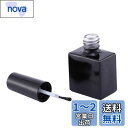 Frcolor マニキュアボトル 10ml エナメルボトル 黒 遮光 空ボトル ネイル空ボトル ガラス 手作り 収納 小分けボトル 12本セット