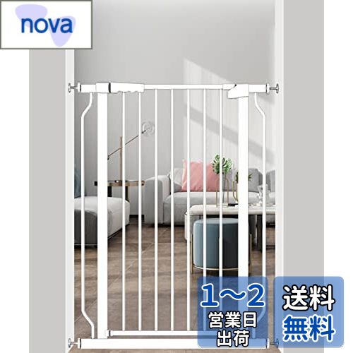 Seogva ベビーゲート ハイタイプ 高さ103cm 拡張フレーム付き 自動ロック 高さ100cm以上つっぱり式 穴開け不要 前後90度開閉 セーフティー安全ゲート 扉開閉式 二重ロック ブラック ホワイト 設置幅75cm-216cm(83-90cm ホワイト) Seogva ベビーゲート ハイタイプ 高さ103cm 拡張フレーム付き 自動ロック 高さ100cm以上つっぱり式 穴開け不要 前後90度開閉 セーフティー安全ゲート 扉開閉式 二重ロック ブラック ホワイト 設置幅75cm-216cm(83-90cm ホワイト)