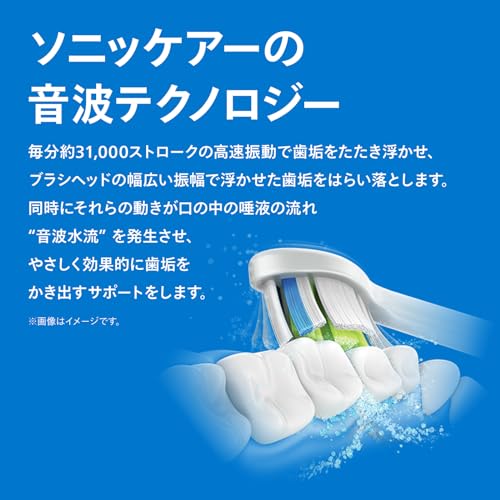 フィリップス 電動歯ブラシ ソニッケアー プロテクトクリーンプラス (ホワイトプラス/ホワイトプラスコンパクト/舌磨き付き) HX6421/13 ブラック