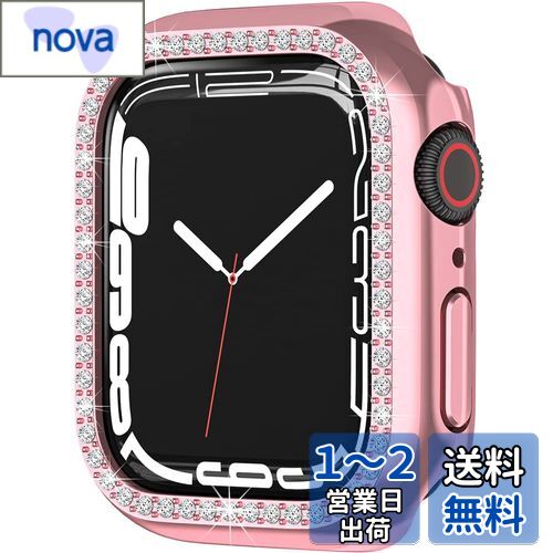 Miimall【2021新モデル】Apple Watch Series 8/7 41mm 専用ケース ラインストーン お洒落 傷防止 超簿軽量 PC材質 アップルウォッチ 7 41mm カバー 衝撃吸収 装着簡単 Apple Watch 7 ケース(41mm|ローズピンク) Miimall【2021新モデル】Apple Watch Series 8/7 41mm 専用ケース ラインストーン お洒落 傷防止 超簿軽量 PC材質 アップルウォッチ 7 41mm カバー 衝撃吸収 装着簡単 Apple Watch 7 ケース(41mm|ローズピンク)