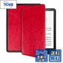 Miimall Kindle Paperwhite 第11世代 ケース 2021Newモデル Kindle Paperwhite 第11世代 カバー ハンドストラップ付き スマートOFF/ON マグネット開閉 防衝撃 PUレザー Kindle Paperwhite 2021対応(レッド)