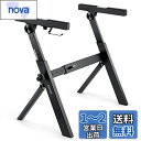Donner 電子キーボード ピアノ Z型 スタンド 折りたたみ式 高さ55-85cm調節可能 頑丈 安定54/61/73/76/88?電子ピアノに対応 舞台 スタジオ 教室に適用 DKS-100