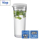 HARIO(ハリオ) フリーザーポット JUSIO 実用容量1100ml ホワイト トライタン 割れにくい 熱湯・食洗器OK 冷水筒 日本製 FPJ-11-W