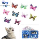 SONGWAY 猫おもちゃ 蝶々 交換用 10チョウチョ 収納ボックス付き