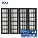 NUOLUX 通気口カバー 換気口 床下換気口 250mmx80mm ワードローブ換気グリル エアベントカバー 排気口 ワードローブ 換気グリル 通気口カバー 戸棚 アルミ合金 屋内換気口 換気装置 4個入り