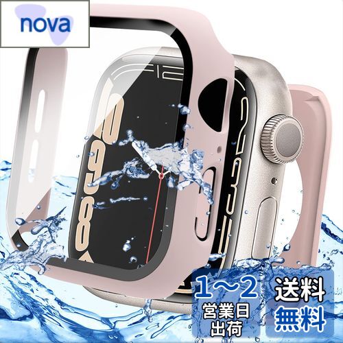 Miimall【新型3 in 1保護防水ケース】対応 Apple Watch Series 8 41mm/7 41mm ケース 本体を全面保護 アップルウォッチ8 2022 3in1 背面カバー ガラスフイルム 側面カバー 防曇 新型ケース スポーツ お風呂Apple Watch 7 防水ケース フイルム(41mm|ピンク) Miimall【新型3 in 1保護防水ケース】対応 Apple Watch Series 8 41mm/7 41mm ケース 本体を全面保護 アップルウォッチ8 2022 3in1 背面カバー ガラスフイルム 側面カバー 防曇 新型ケース スポーツ お風呂Apple Watch 7 防水ケース フイルム(41mm|ピンク)