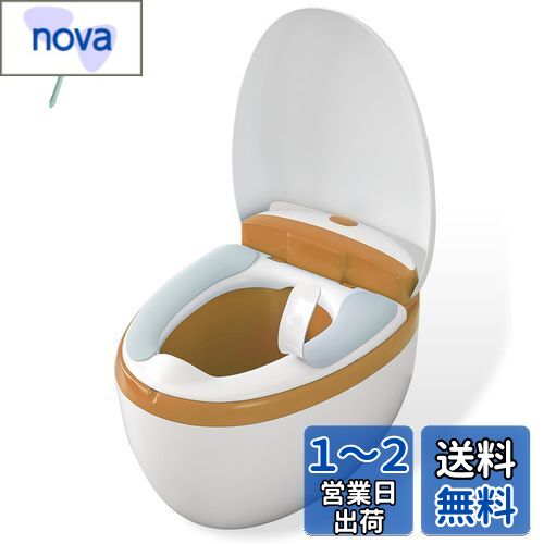 X XUNTAO【新設計 子供シミュレーション おまる】トイレトレーニング ベビートイレ 子供用便座 子供用トイレ 補助便座 携帯トイレ 滑り止め ソフトクッション フタ付き 多機能ミニトイレ 人気 幼児 男の子 女の子