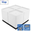 【送料無料】Umelee 洗濯機かさ上げ台 10.8cmかさあげ 机 テーブル 脚 継ぎ足し 洗濯機置台 防振ゴム 乾燥機 ソファー ベッド用 高さ調節 振動・異音軽減 滑り止め 床に傷防止 4個入り ホワイト