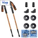 Glvaner トレッキングポール 2本セット トレッキングステッキ 登山 ストック アンチショック機能付 6061アルミ製 軽量300g 3段伸縮式 ウォーキ...