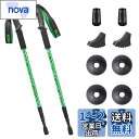 Glvaner トレッキングポール 2本セット トレッキングステッキ 登山 ストック アンチショック機能付 6061アルミ製 軽量300g 3段伸縮式 ウォーキ...