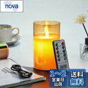 AnnTec LEDキャンドルライト ロウソク 【USB充電式】 本物の炎のようにゆらめく 暖色光 火を使わない ゆらゆら揺れる 安全 省エネ 専用リモコン付き 明るさ調整 LEDロウソク 充電式 LEDキャンドル(直径7.5cm×高さ15cm)