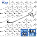 RILIHII 10cm 有孔ボード フック セット ゴム付き T型 厚さ 5.5mm ボード 対応 穴 ピッチ 25mm 穴径 5mm 専用 固定 止め 金具...