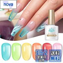 BORN PRETTY ジェルネイル クリアピンク 春夏 透明感ある カラージェル 6色セット UV/LED対応 透明感あり 肌色