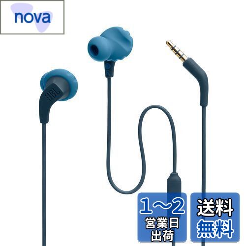 JBL ENDURANCE RUN2 ͭ ۥ IPX5ɿ/1ܥ⥳դ/ޥͥå/3.5mmץ饰 ֥롼 JBLE...