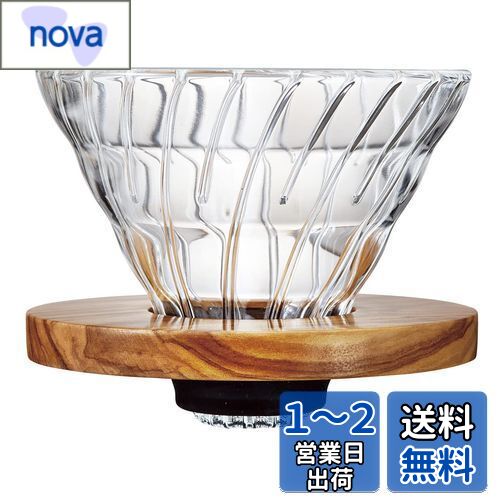 HARIO (ϥꥪ) V60 Ǯ饹 Ʃ ҡɥåѡ ꡼֥å 02 ҡɥå 1~4 VDGR-02-O...