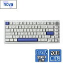 DrunkDeer A75 ラピッドトリガー キーボード メカニカル 82キー PBTキーキャップ ホワイト 磁気スイッチ OEMプロファイル ダブルショット カスタム
