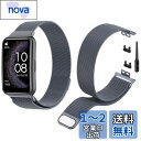 HUAWEI WATCH FIT Special Edition 用 バンド 交換バン ド 【NOUKAJU】無段階調節可能 通気 メッシュ 通気 軽量、快適、耐久性、防水性 防汗 男女兼用 工具不要 (グレー)(2)