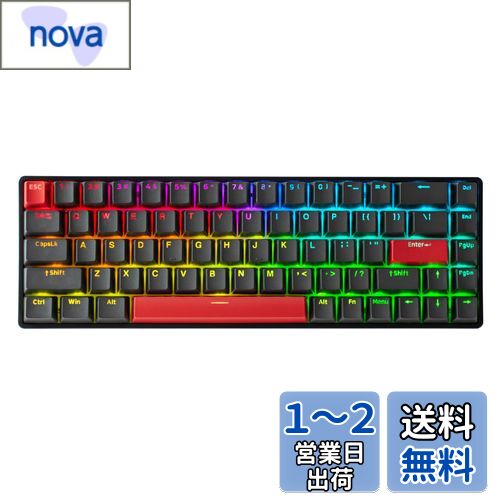 DrunkDeer G65 ラピッドトリガー メカニカルキーボード 磁気スイッチ ゲーム用 PBTキーキャップ RGB 有線 65%サイズ コンパクト ゴースト防止 ブラック DrunkDeer G65 ラピッドトリガー メカニカルキーボード 磁気スイッチ ゲーム用 PBTキーキャップ RGB 有線 65%サイズ コンパクト ゴースト防止 ブラック