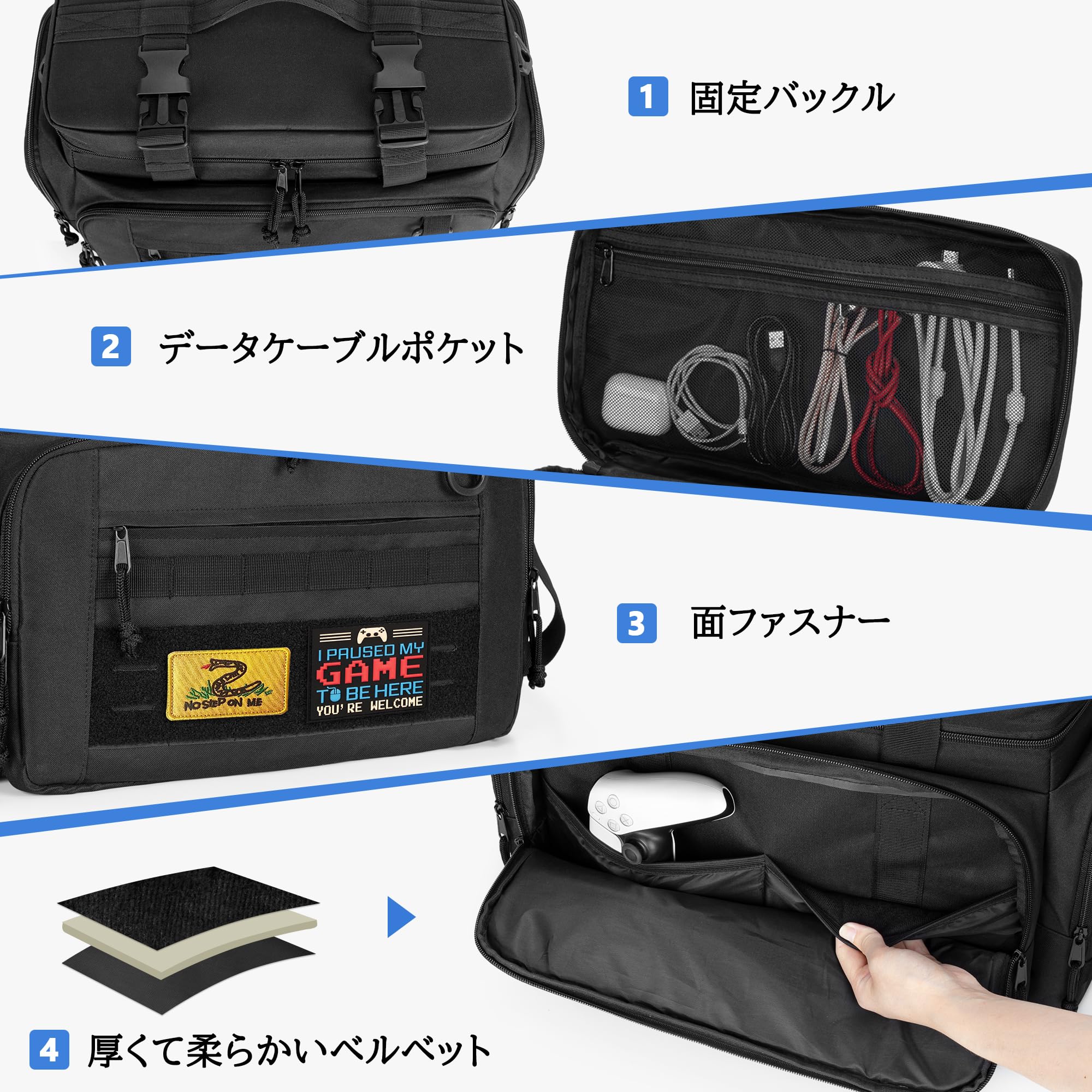 Trunab PS5 収納バッグ PS5 Slim 持ち運びケース ps5 新型保護ケース コントローラーやディスク収納可能 ps5ケース 防塵 防水 耐衝撃