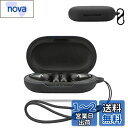 Anker Soundcore AeroFit 用 ケース カバー 【NOUKAJU】 ワイヤレス イヤーホン シリコン 保護ケース (カラビナ付き+ストラップ付き ) 落下防止 キズ防止 耐衝撃 装着充電可能 防水 防塵 (ブラック)