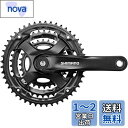 シマノ(SHIMANO) クランクセット FC-TY501 ブラック 48X38X28T 175mm 8S/7S/6S ・対応BB 四角軸 122.5mm(D-...