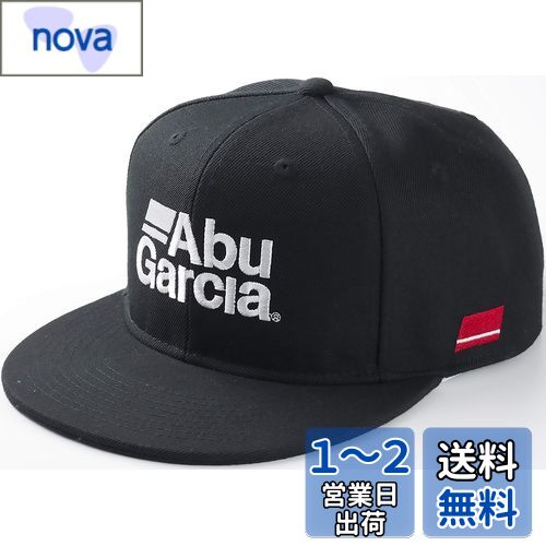 AbuGarcia (アブガルシア) フラットビルキャップ ブラック