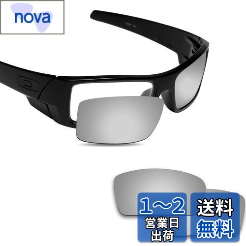 Fiskr 剥がれ防止 Oakley Gascan交換用レンズ ガスカン 偏光レンズ