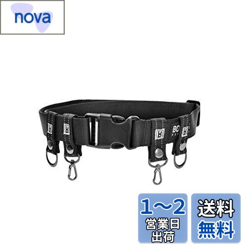 [Booms Fishing] FB2 フィッシングベルト 小物収納用 ブラック