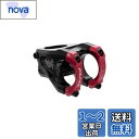 Funn イコライザー 自転車ステム 10mmドロップまたはライズ 31.8mmバークランプ (長さ35mm、レッド)