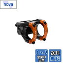 Funn イコライザー 自転車ステム 10mmドロップまたはライズ 35mmバークランプ (長さ35mm、オレンジ)