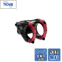 Funn イコライザー 自転車ステム 10mmドロップまたはライズ 35mmバークランプ (長さ35mm、レッド)