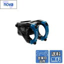 Funn イコライザー 自転車ステム 10mmドロップまたはライズ 31.8mmバークランプ (長さ35mm、ブルー)