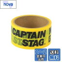 キャプテンスタッグ(CAPTAIN STAG) 養生テープ マスキングテープ CSデザインテープ 幅48mm×長さ10m イエロー UM-1553