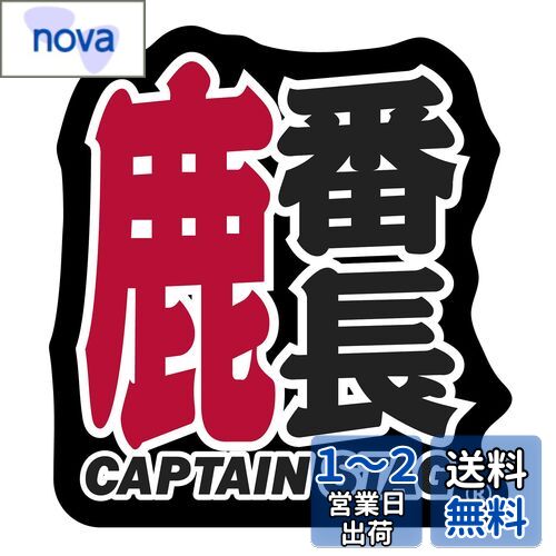 キャプテンスタッグ(CAPTAIN STAG) ステッカー シール 鹿番長ステッカー 【大】 125?135mm UM-1572