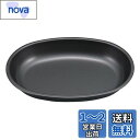 キャプテンスタッグ(CAPTAIN STAG) テーブルウェア プレート 皿 食器 小判型 カレー皿 ふっ素樹脂加工 241×172×高さ35mm 日本製 メタ...
