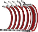 AsiaHorse 更新 16AWG PC電源 延長ケーブル、GPU/CPU 用 PC スリーブケーブル キット、電源コンピュータ ケーブル延長ケーブル コーム...